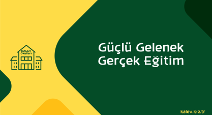 Güçlü Gelenek Gerçek Eğitim Güçlü Gelenek Gerçek Eğitim